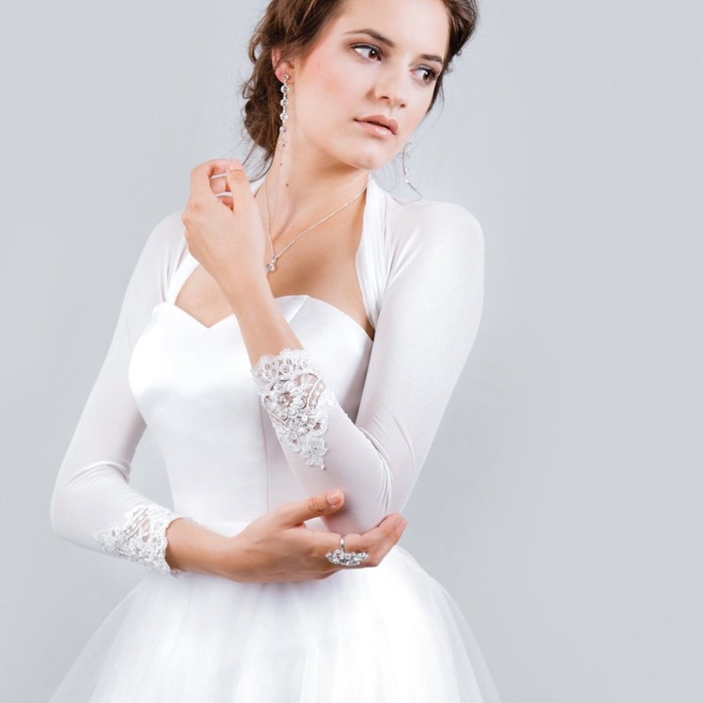 Bridal jacket shrug bolero